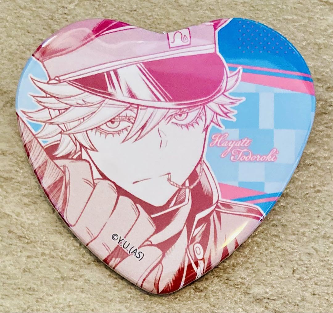 琥珀様専用 10/22日まで 等々力颯 桃源暗鬼 ハート缶バッジ